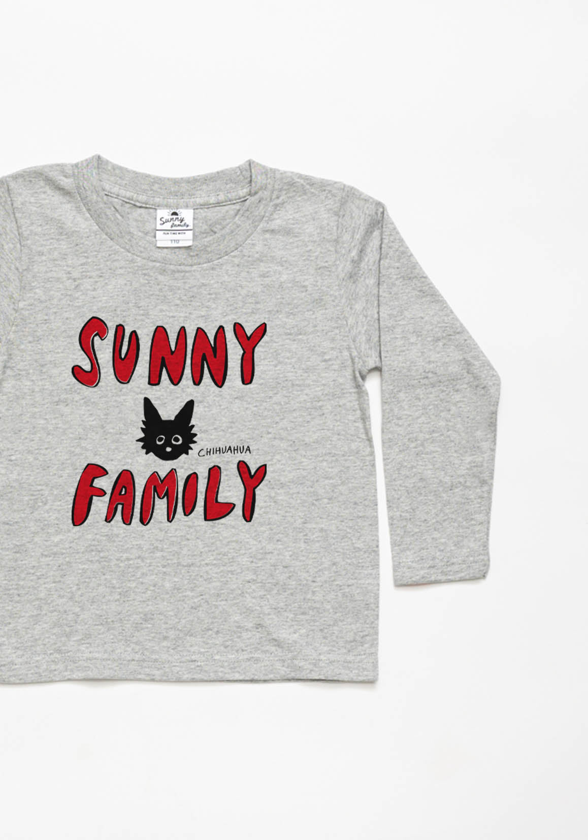 famdog ロングTシャツ/チワワ/こども