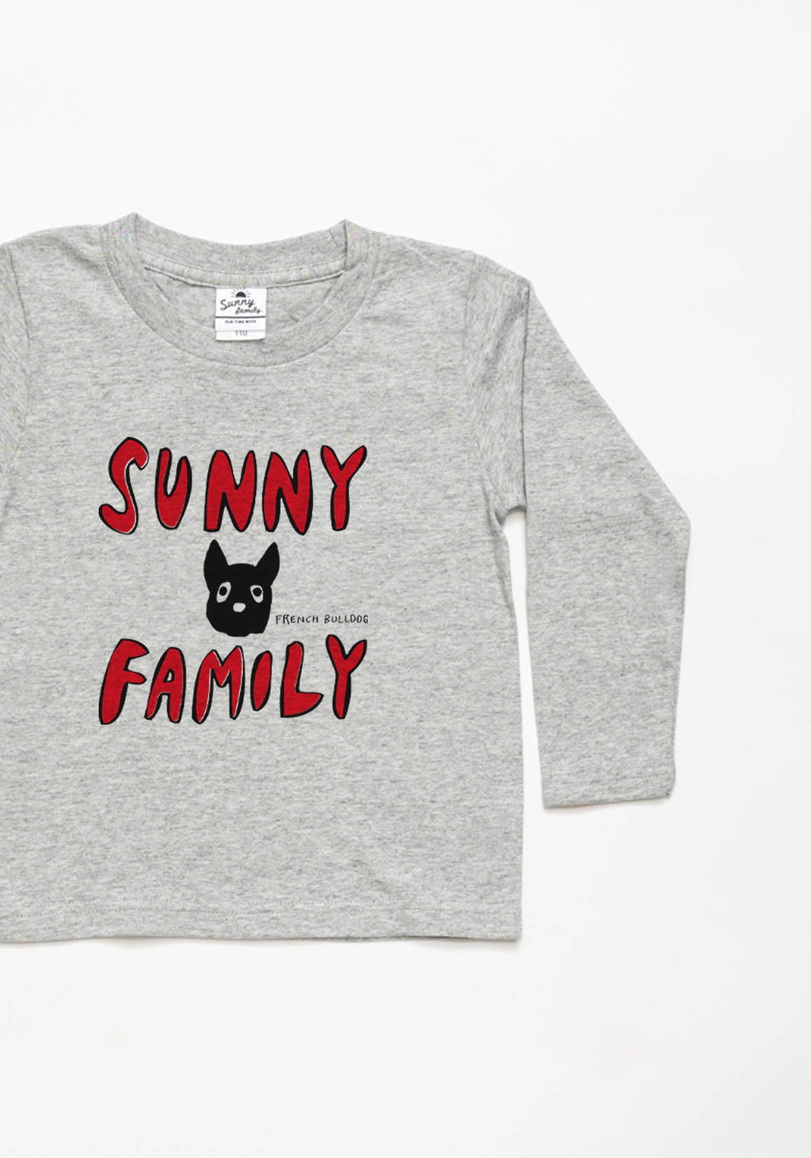 famdog ロングTシャツ/フレンチブルドッグ/こども