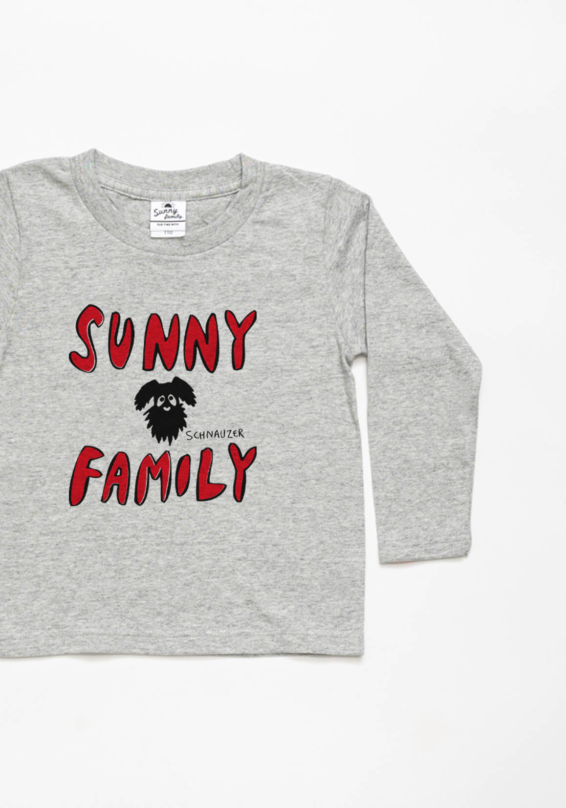 famdog ロングTシャツ/ミニチュアシュナウザー/こども