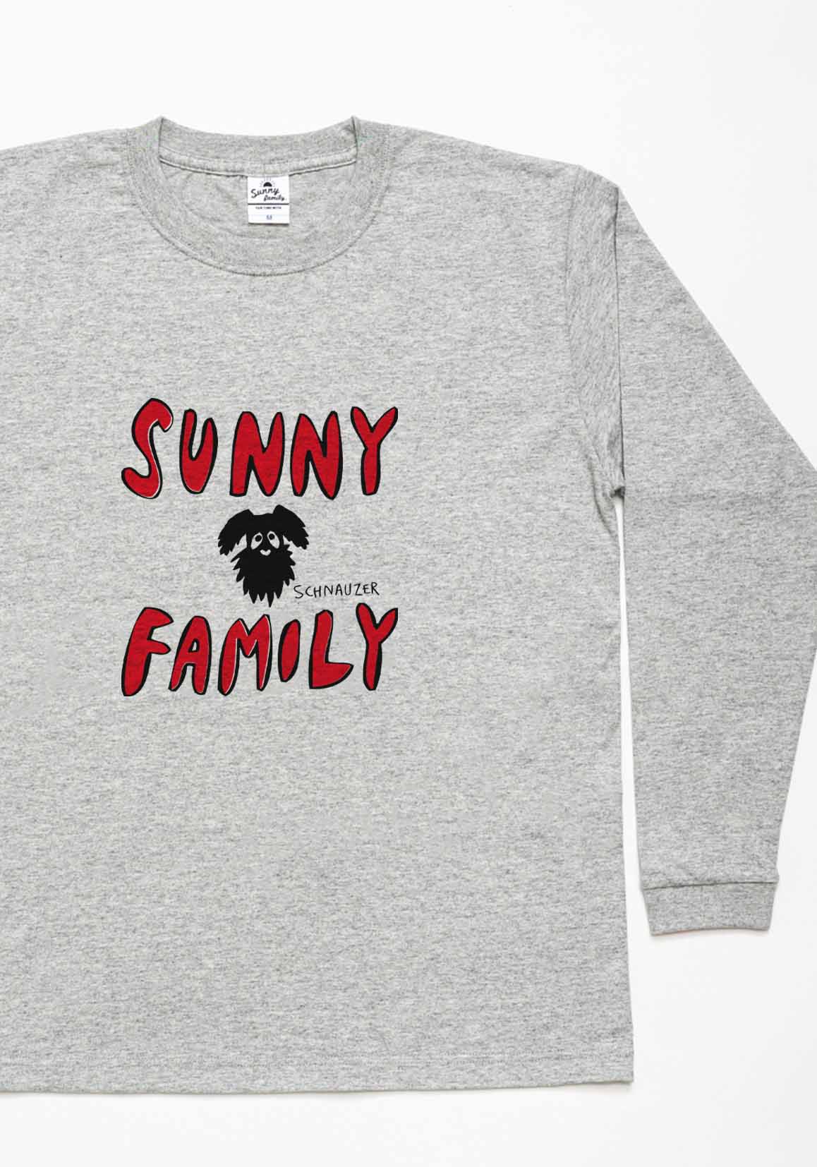 famdog ロングTシャツ/ミニチュアシュナウザー/おとな