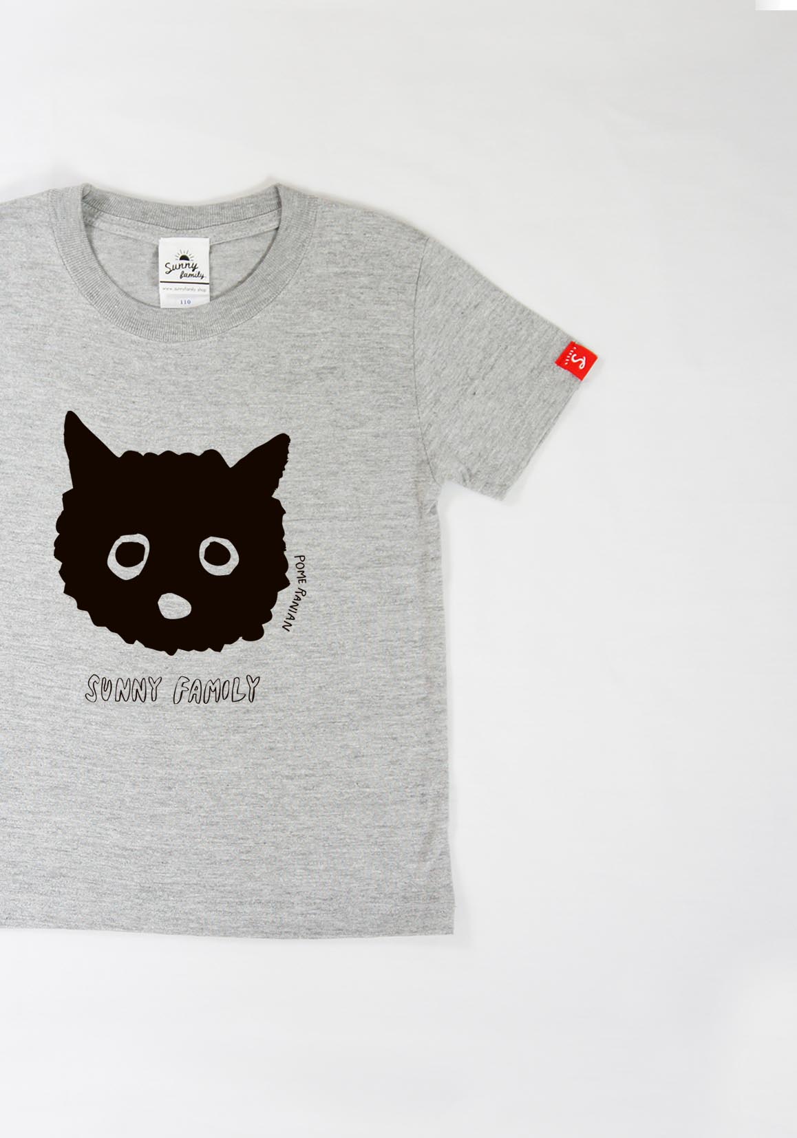 famdog famTシャツ/ポメラニアン/こども