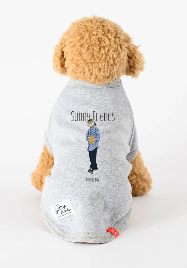SunnyFriends Tシャツ／フレンチブルドッグBoy／犬服