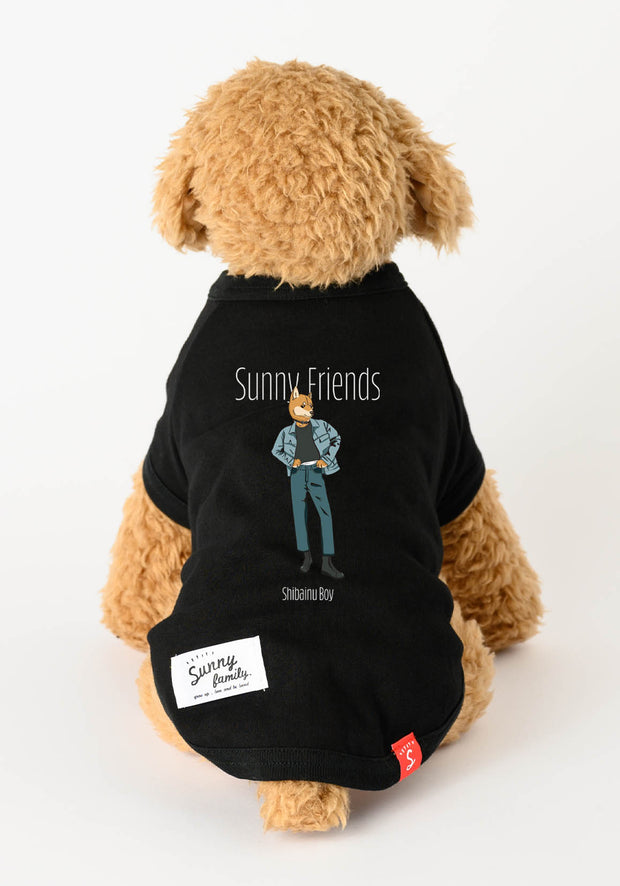 SunnyFriends Tシャツ／シバBoy／犬服