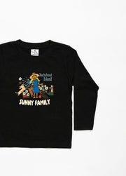 Love★Island ロングTシャツ／ミニチュアダックス／こども