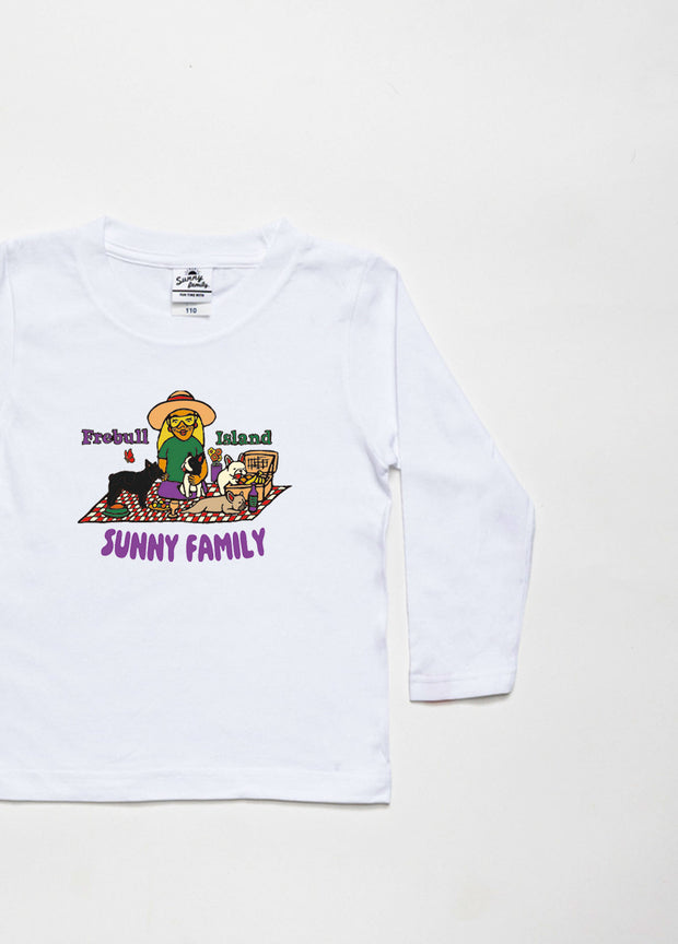 Love★Island ロングTシャツ／フレンチブルドッグ／こども