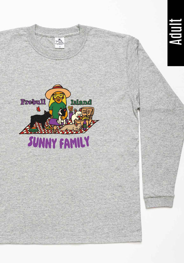 Love★Island ロングTシャツ／フレンチブルドッグ／おとな