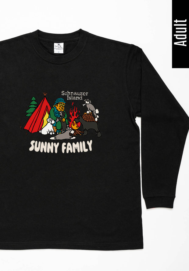 Love★Island ロングTシャツ／ミニチュアシュナウザー／おとな