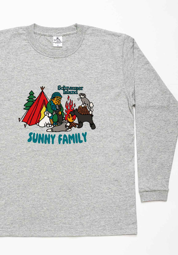 Love★Island ロングTシャツ／ミニチュアシュナウザー／おとな