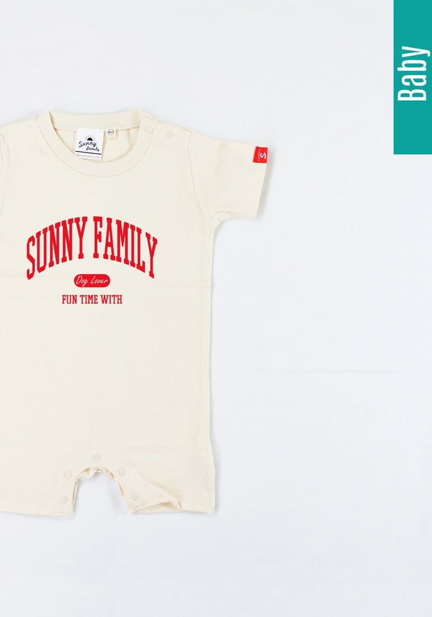 Sunny College Tシャツ／ベビー用ロンパース