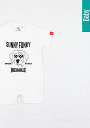 Sunny Funky Tシャツ／mono／ビーグル／ベビー用ロンパース