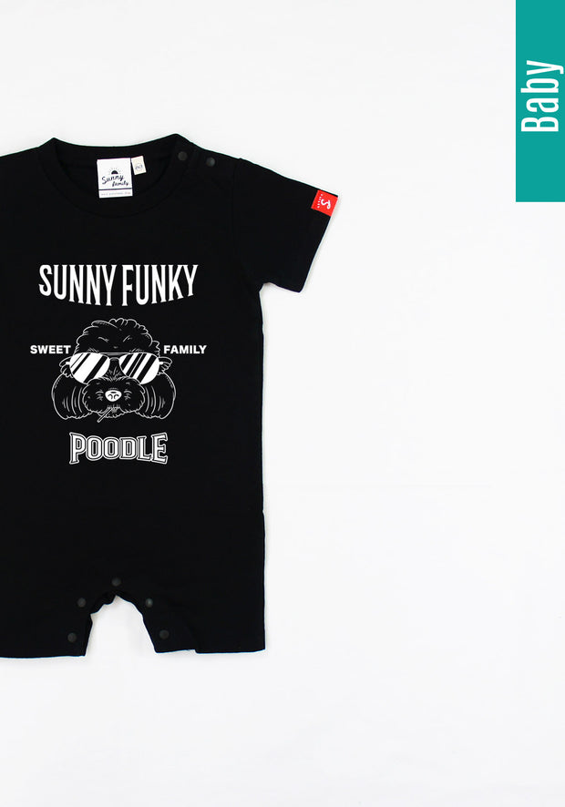 Sunny Funky Tシャツ／mono／トイプードル／ベビー用ロンパース