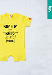 Sunny Funky Tシャツ／mono／トイプードル／ベビー用ロンパース