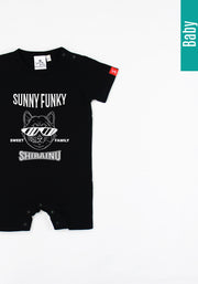 Sunny Funky Tシャツ／mono／シバ／ベビー用ロンパース