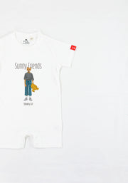 SunnyFriends Tシャツ／シバGirl／ベビー用ロンパース
