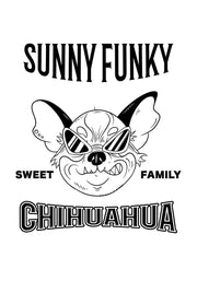 Sunny Funky Tシャツ／mono／チワワ／犬服