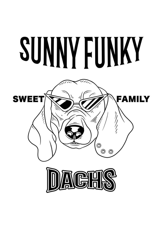 Sunny Funky Tシャツ／mono／ミニチュアダックス／犬服