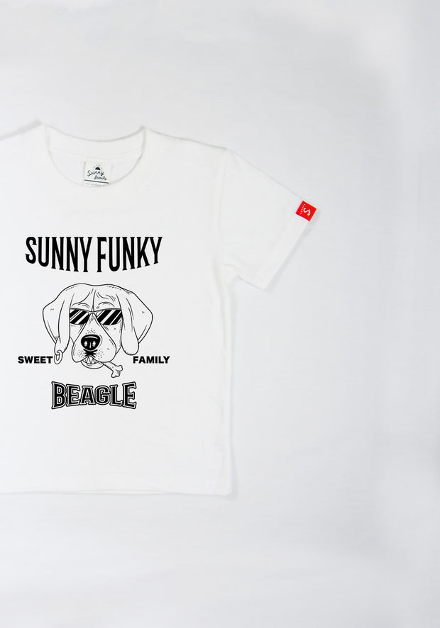Sunny Funky Tシャツ／mono／ビーグル／こども