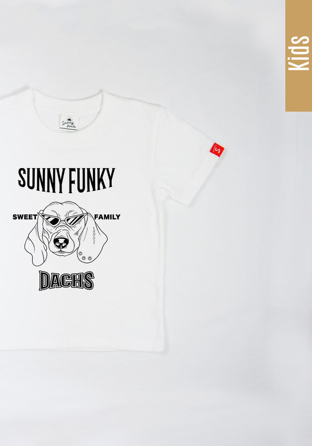 Sunny Funky Tシャツ／mono／ミニチュアダックス／こども