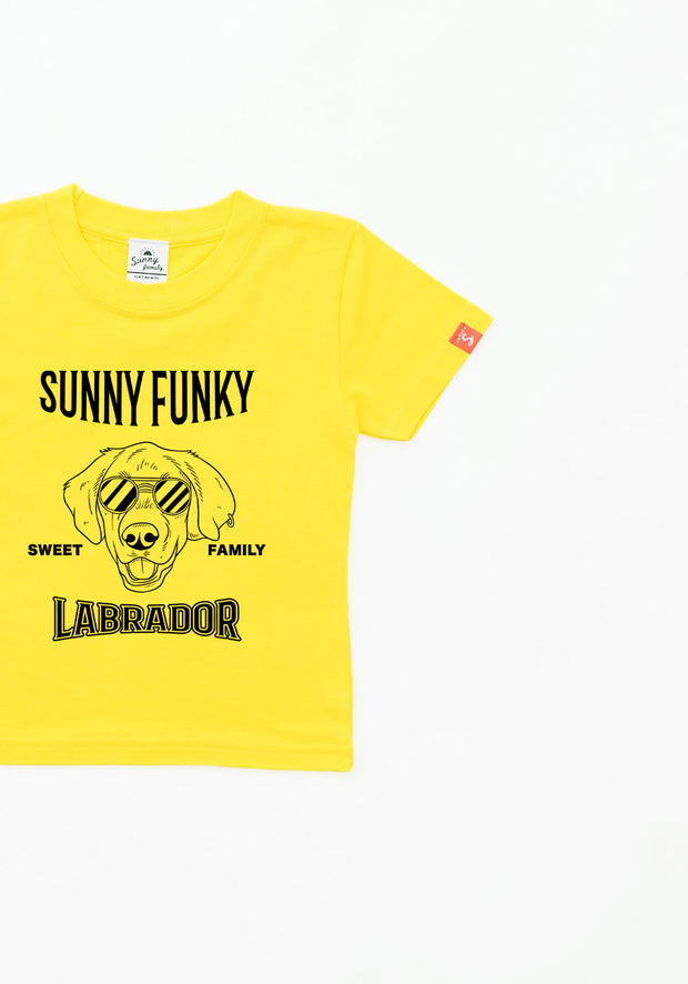 Sunny Funky Tシャツ／mono／ラブラドールレトリバー／こども