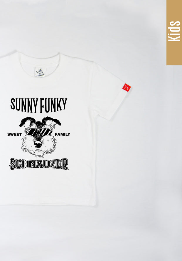 Sunny Funky Tシャツ／mono／ミニチュアシュナウザー／こども