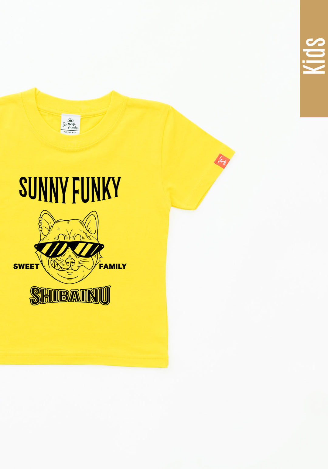 Sunny Funky Tシャツ／mono／柴犬／こども – Sunny Family