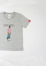 SunnyFriends Tシャツ／フレンチブルドッグGirl／こども