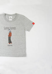 SunnyFriends Tシャツ／ミニチュアシュナウザーBoy／こども