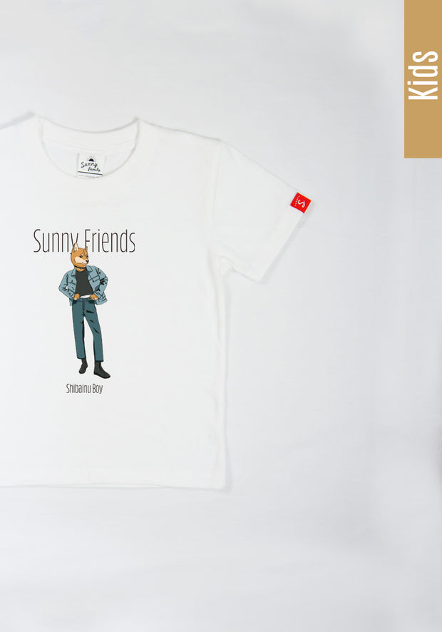 SunnyFriends Tシャツ／シバBoy／こども