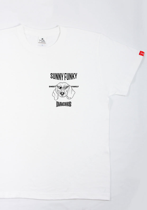 Sunny Funky Tシャツ／mono／ミニチュアダックス／おとな