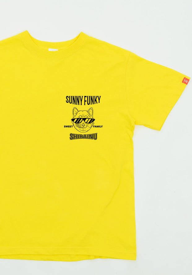 Sunny Funky Tシャツ／mono／柴犬／おとな