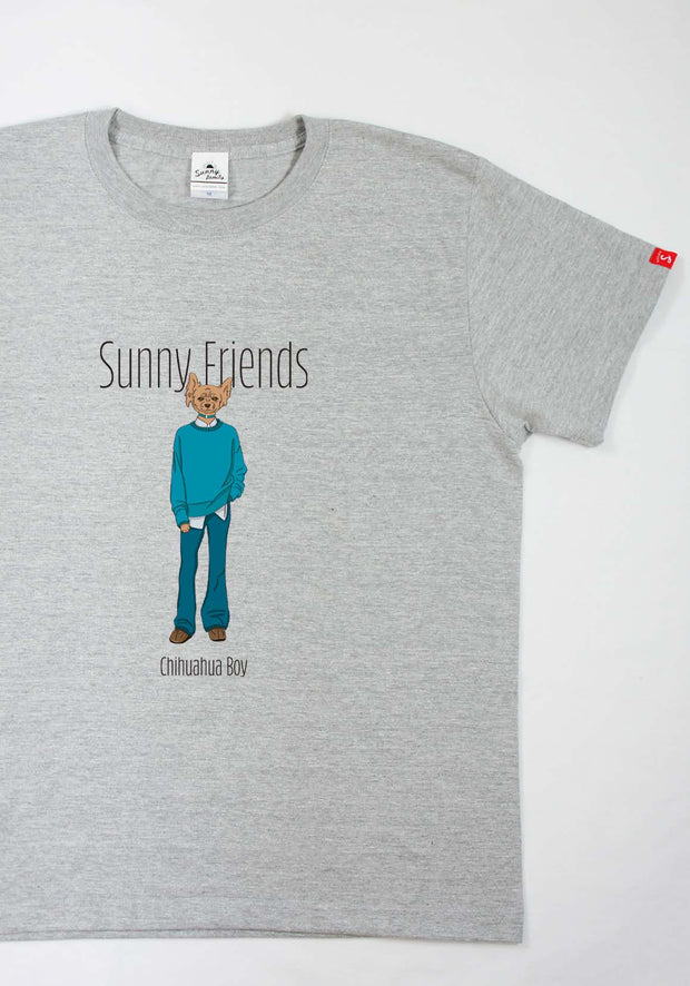 SunnyFriends Tシャツ／チワワBoy／おとな