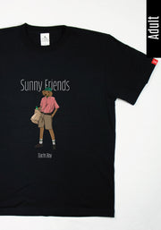 SunnyFriends Tシャツ／ミニチュアダックスBoy／おとな