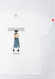 SunnyFriends Tシャツ／ミニチュアシュナウザーGirl／おとな
