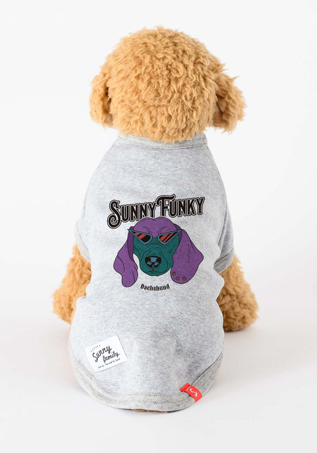 Sunny Funky Tシャツ／ミニチュアダックス／犬服