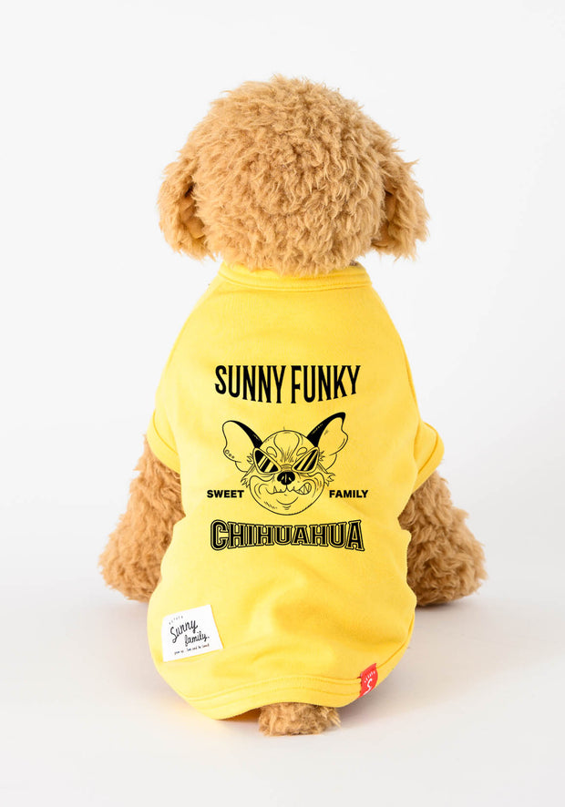 Sunny Funky Tシャツ／mono／チワワ／犬服