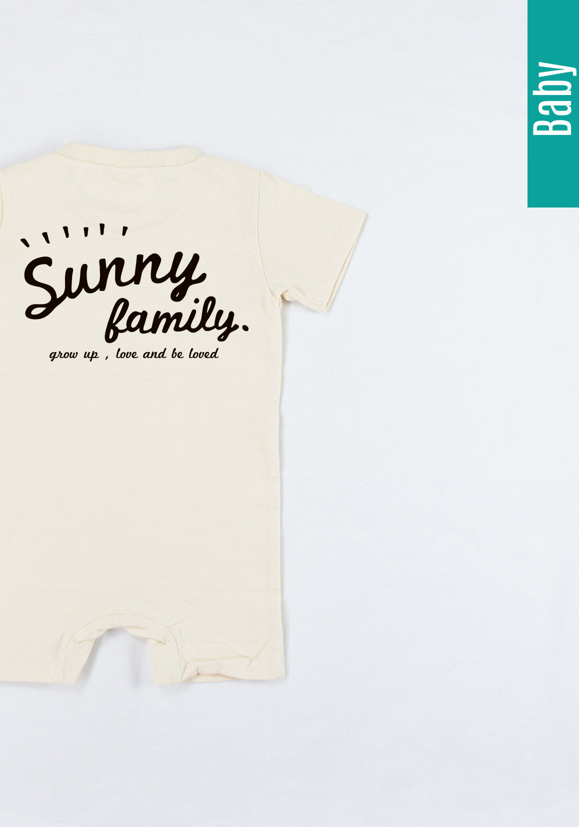 Sunny Family Tシャツ／ベビー用ロンパース