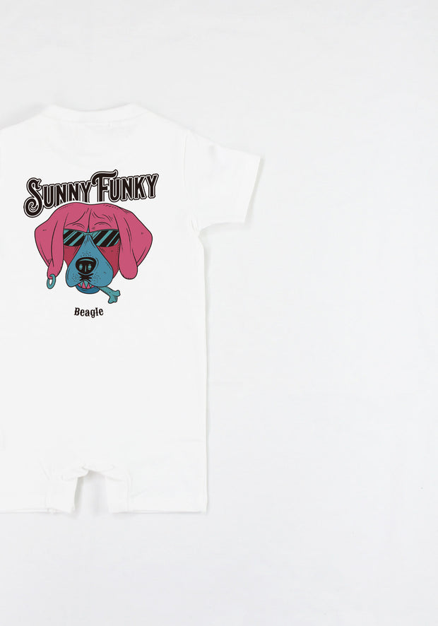 Sunny Funky Tシャツ／ビーグル／ベビー用ロンパース