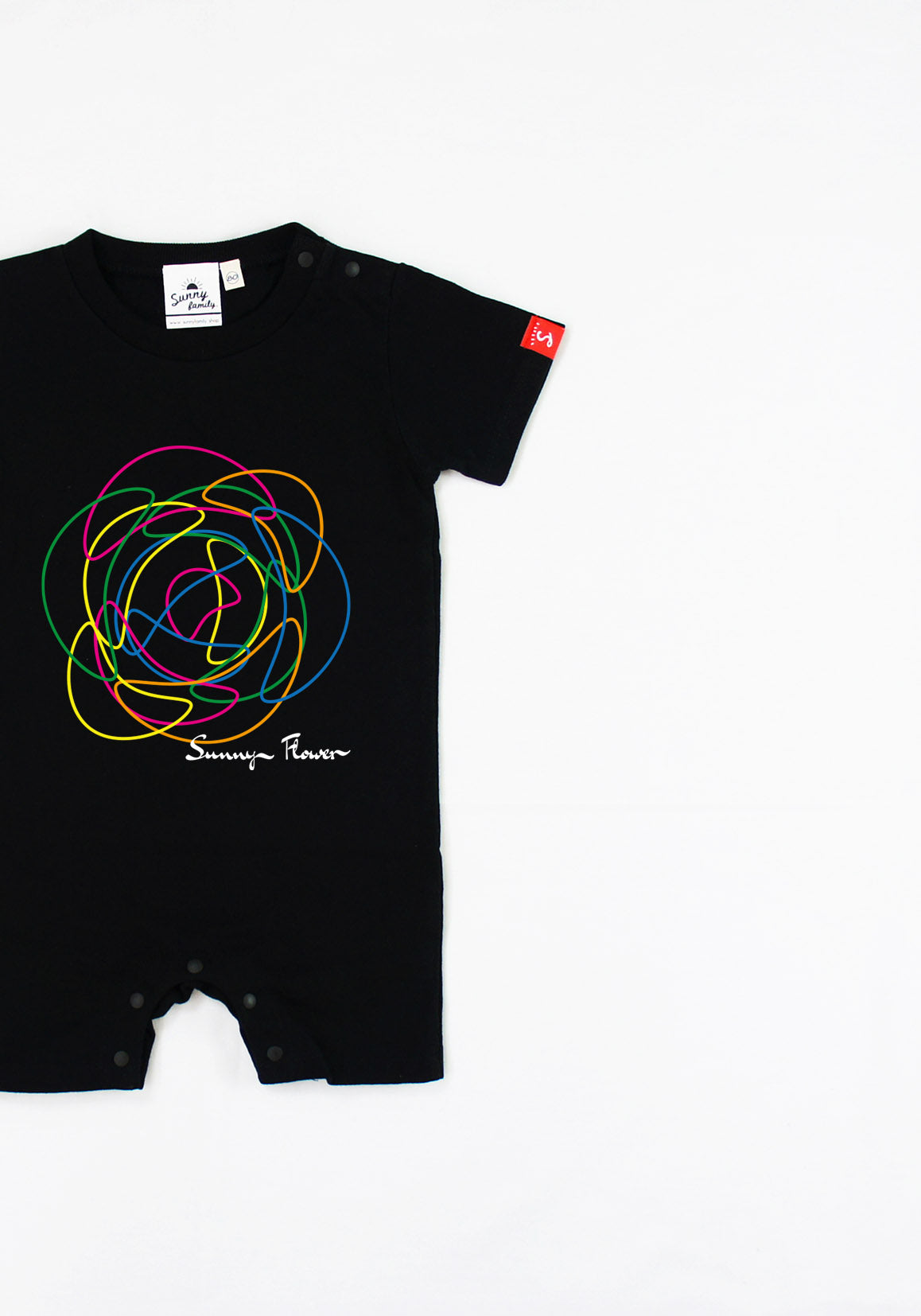 SunnyFlower Tシャツ／ベビー用ロンパース