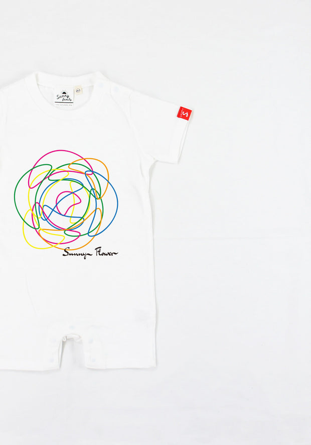 SunnyFlower Tシャツ／ベビー用ロンパース