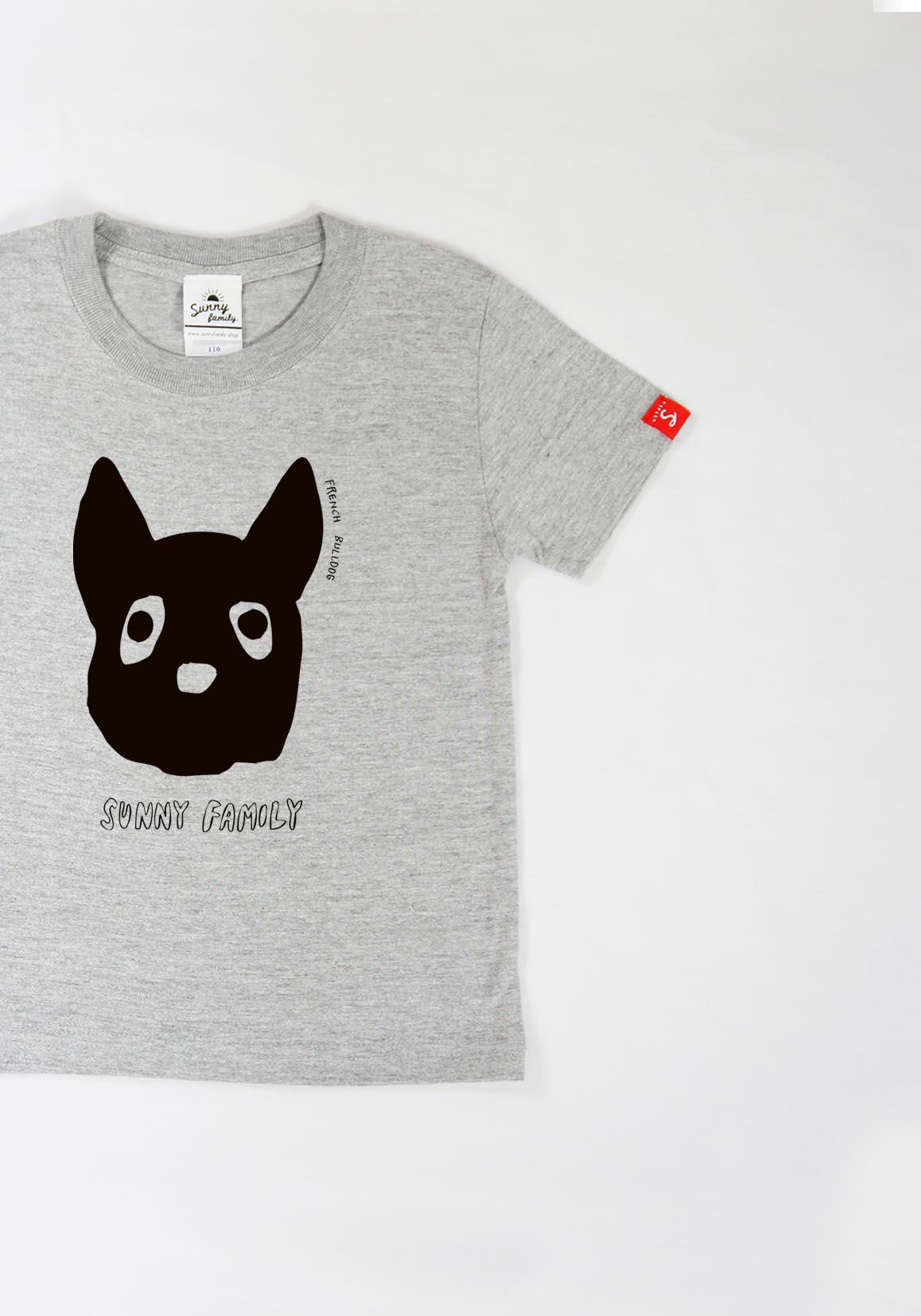 famdog famTシャツ／フレンチブルドッグ／こども