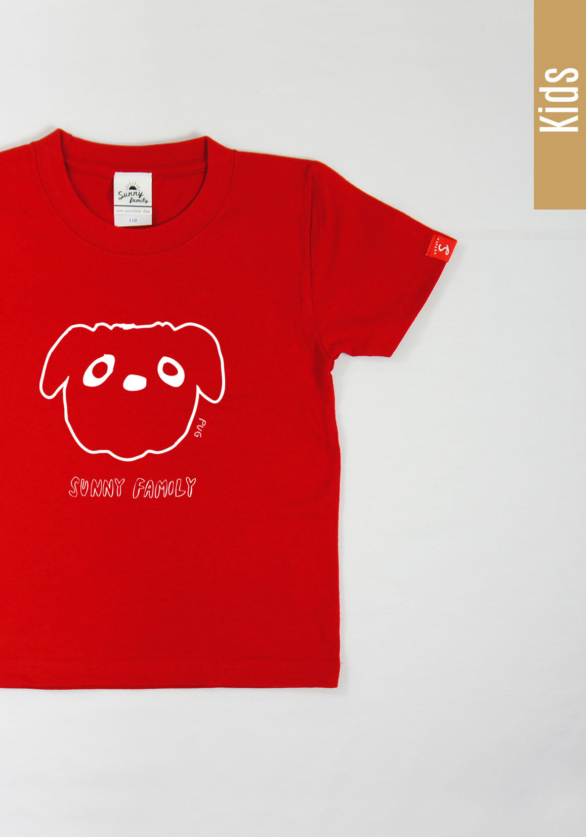 famdog famTシャツ／パグ／こども