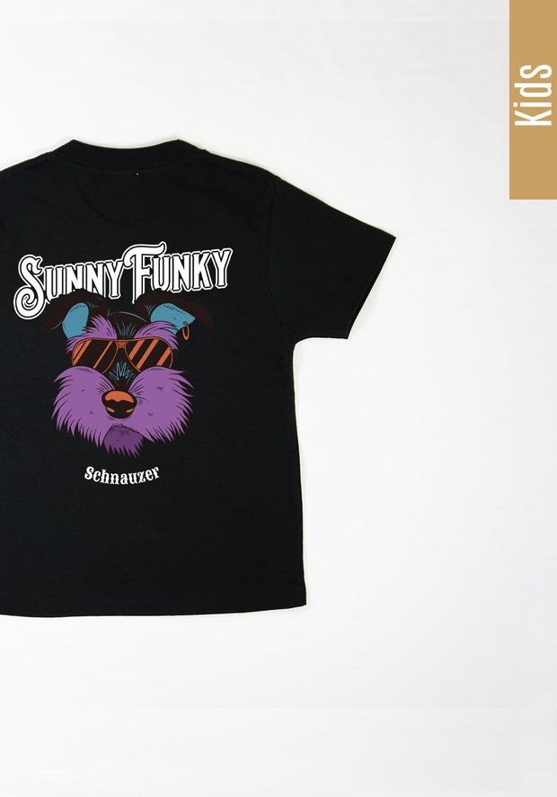 Sunny Funky Tシャツ／ミニチュアシュナウザー／こども