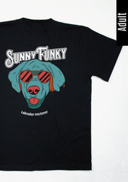 Sunny Funky Tシャツ／ラブラドールレトリバー／おとな